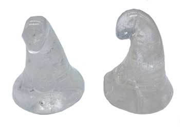 (set of 2) 1 3/4" Witch's Hat Crystal