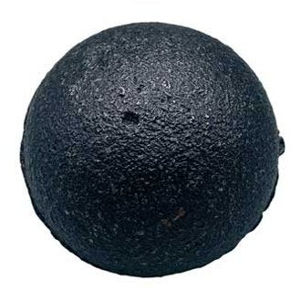 Iron ball for Yoruba deity adornment, 2-inch diameter, over a pound.