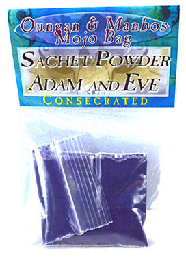 .5oz Adam & Eve sachet powder consecrated