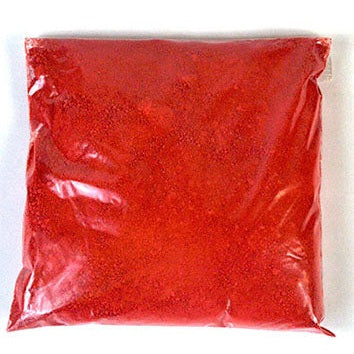 Blessed sachet powder in red packaging for spiritual use and positive energy attraction.