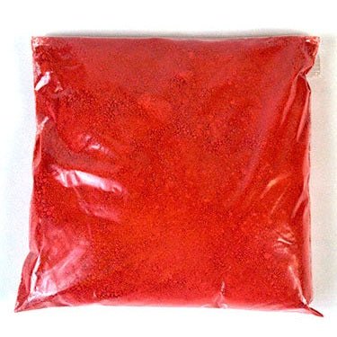 Jinx Removing sachet powder in a clear plastic bag.