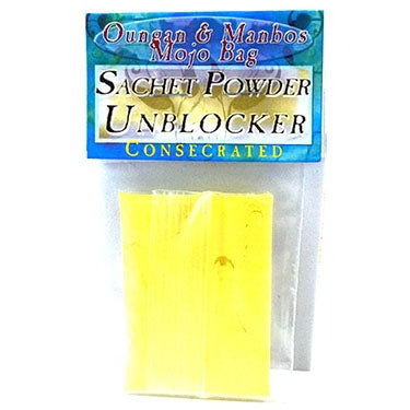 .5oz Unblocker sachet powder for magical rituals and energy removal.