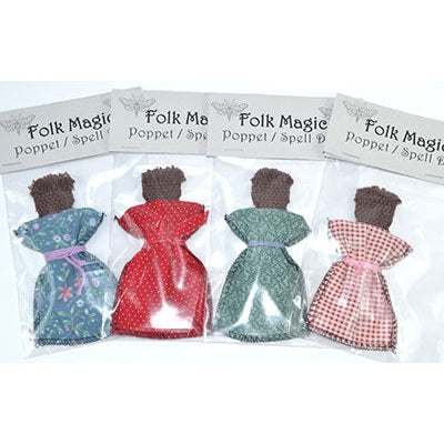 Brown skin color voodoo doll (various colors)