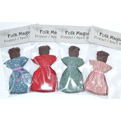 Brown skin color voodoo doll (various colors)