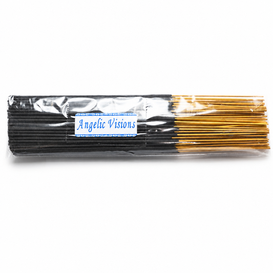 Angelic Vision incense pack on white, review draft