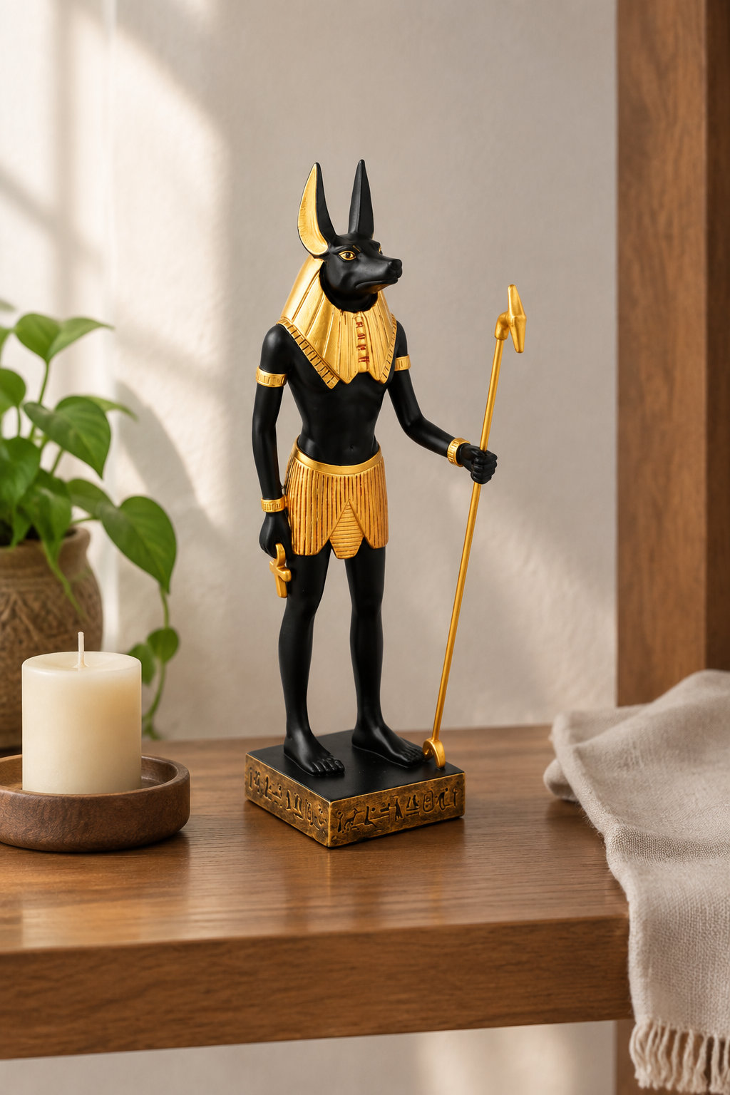 Anubis statue altar shelf review draft