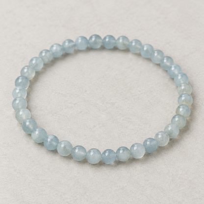 Aquamarine bracelet close-up review draft