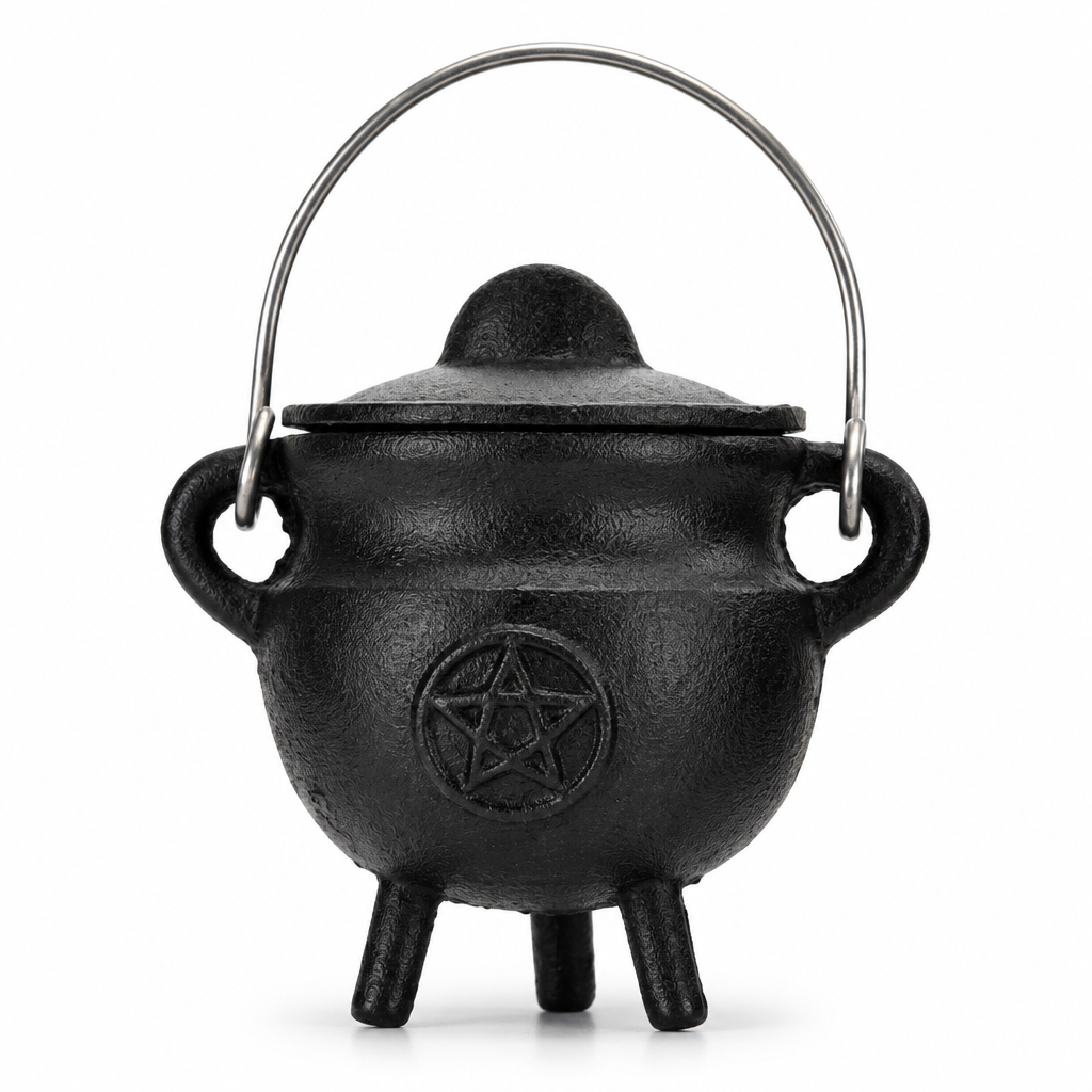 Cauldron on white background