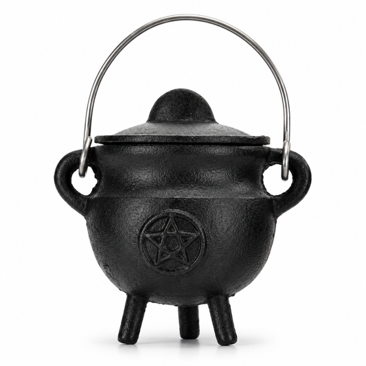 Cauldron on white background