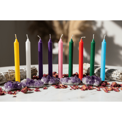 Chime Candles Color Row Lifestyle
