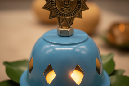 Close-Up Detail — Sun Tealight Stand