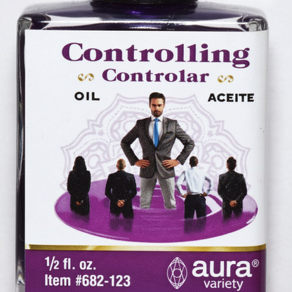 Controlling Oil, 4 Dram, detail view