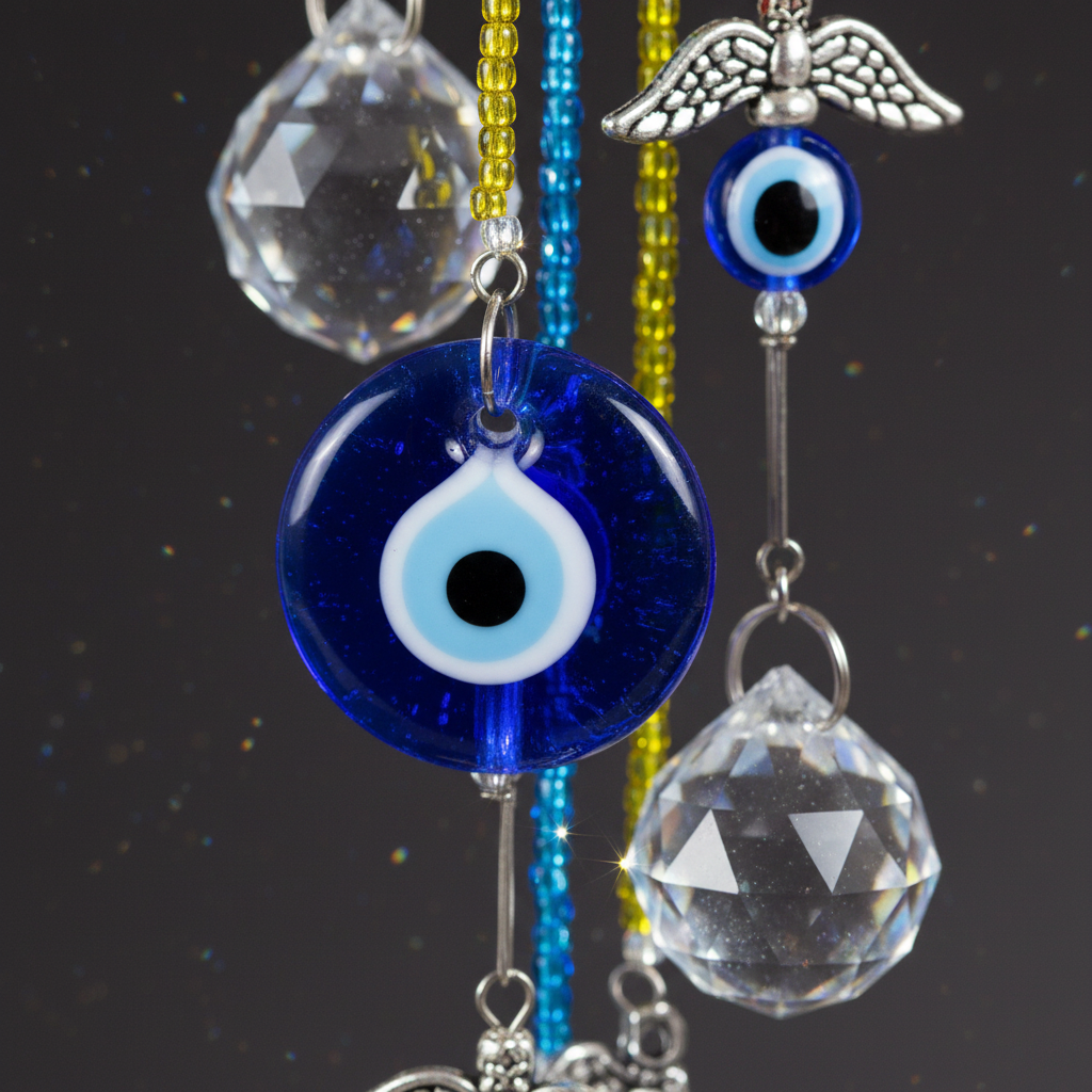 Evil Eye Sun Catcher, 18 Inch, additional view