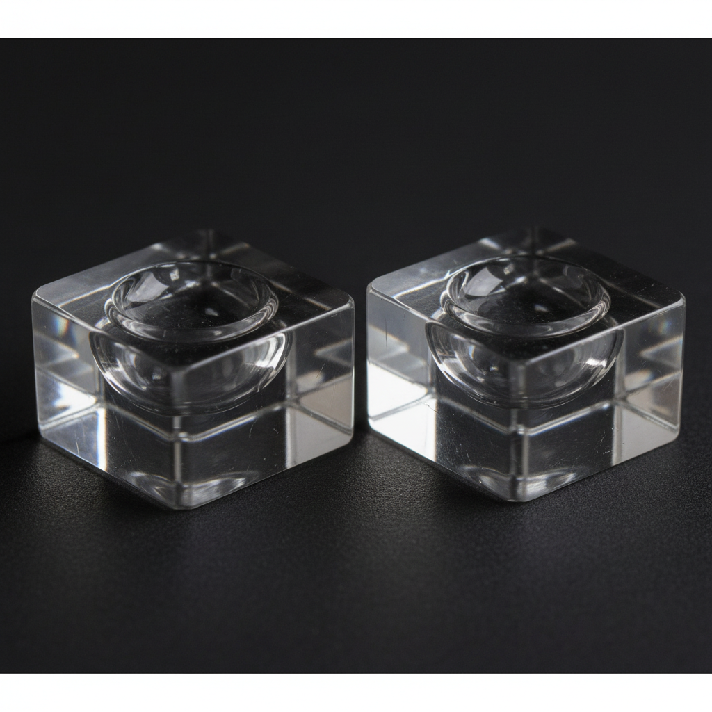 Cube Gazing Ball Stands, Set of 2, alternate view