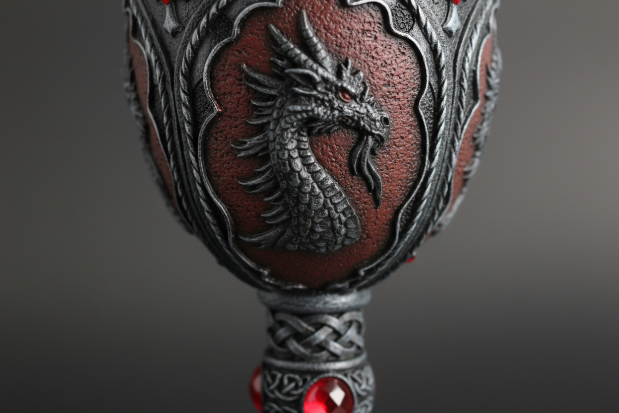 Dragon Chalice, 7.5 Inches, additional view