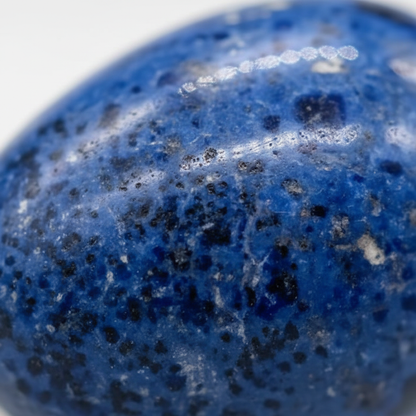 Dumortierite Egg, 2 Inches, detail view