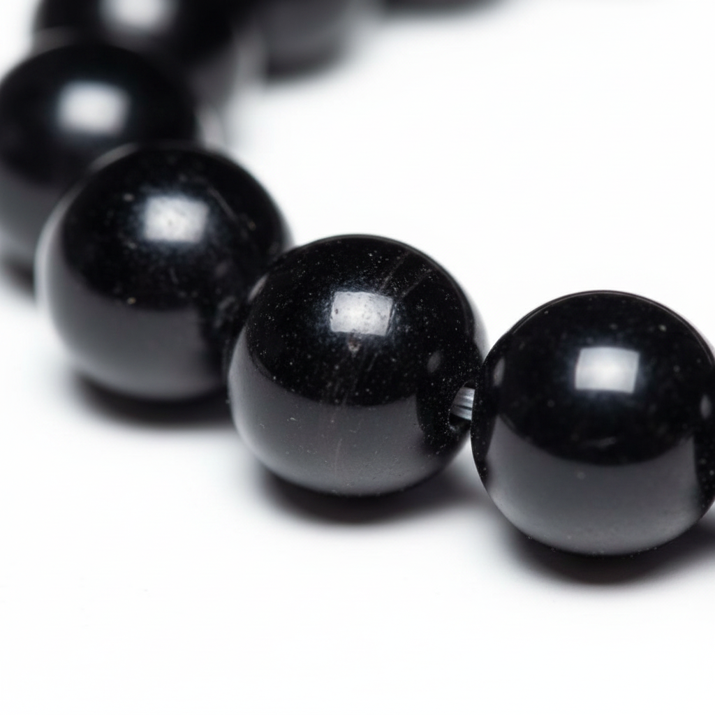 Black Tourmaline Bracelet, 8mm, additional view