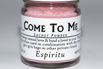 Come To Me Sachet Powder, 3/4 oz, detail view