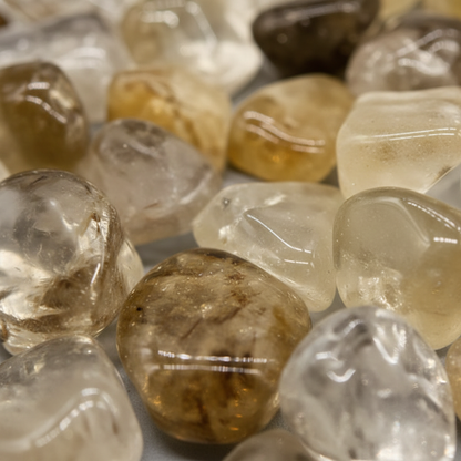 Citrine Natural Tumbled Stones, 1 lb, alternate view