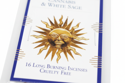 Cannabis & White Sage Incense Sticks, 16 Pack, alternate view