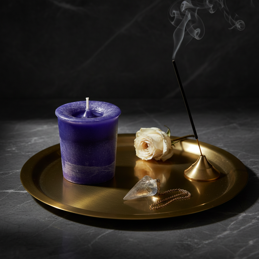 Dark Luxe Brass Tray