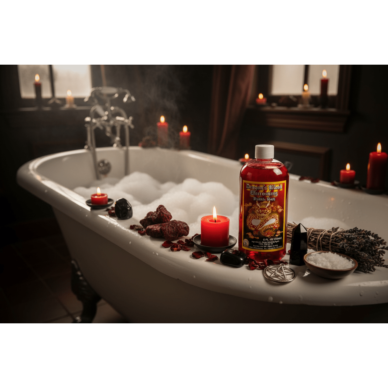 Dragon's Blood Bath Scene