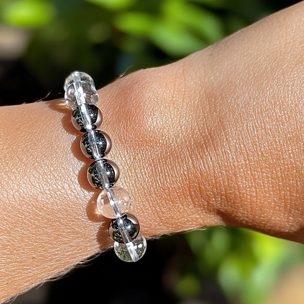 8mm Quartz, Terahertz bracelet