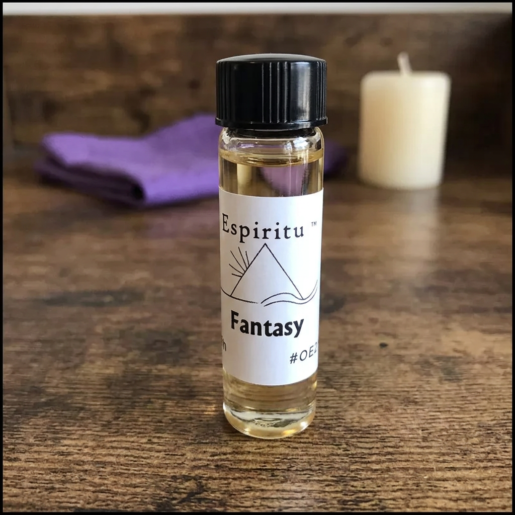 Fantasy oil altar scene