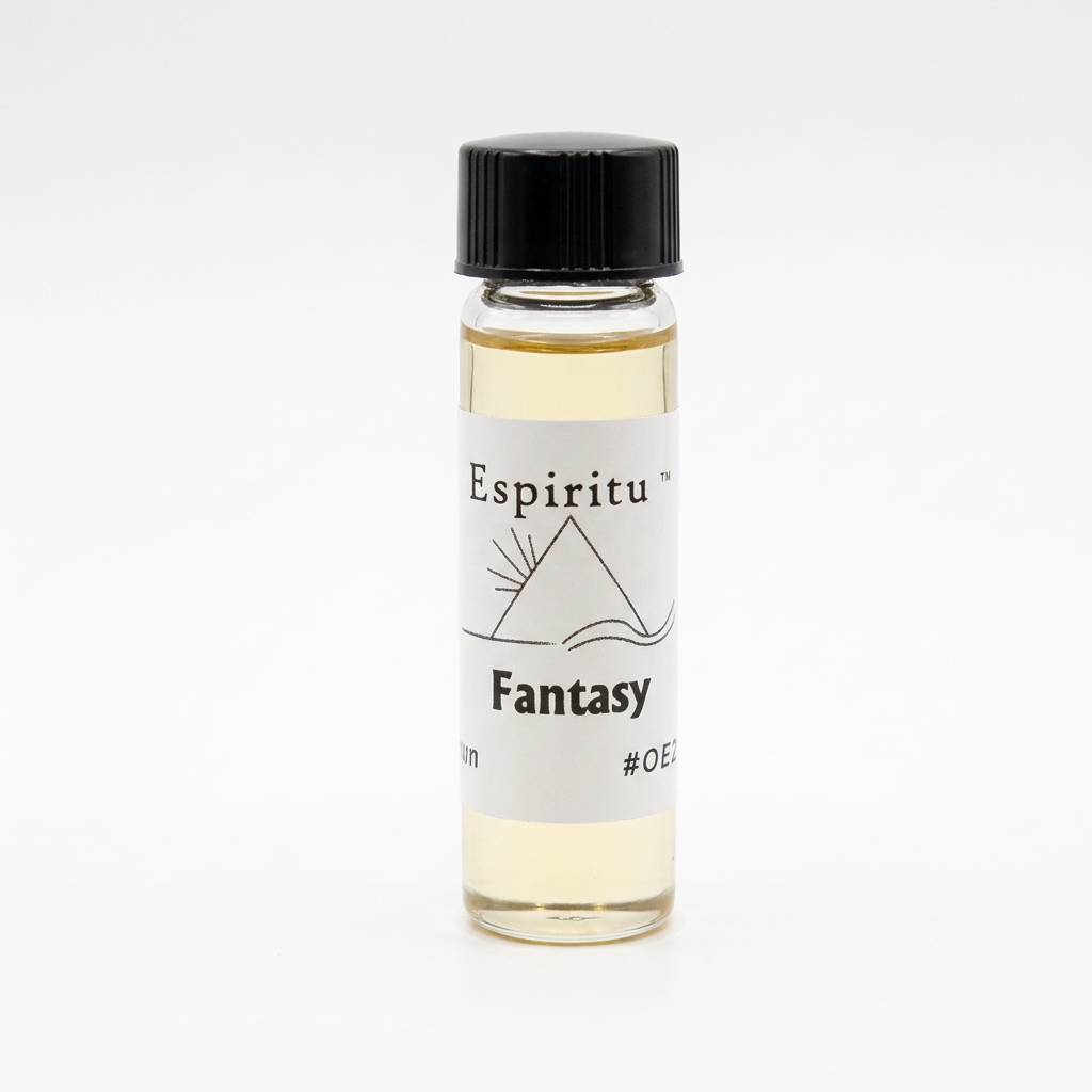 Fantasy oil on white