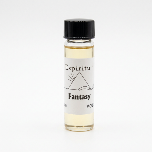 Fantasy oil on white