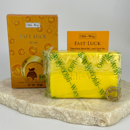 Fast Luck Soap close-up