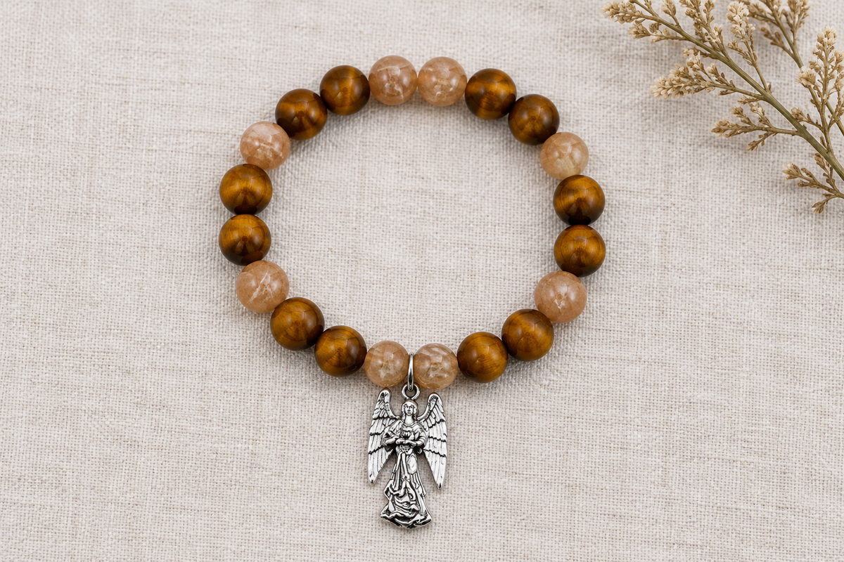 Flat-lay bracelet draft