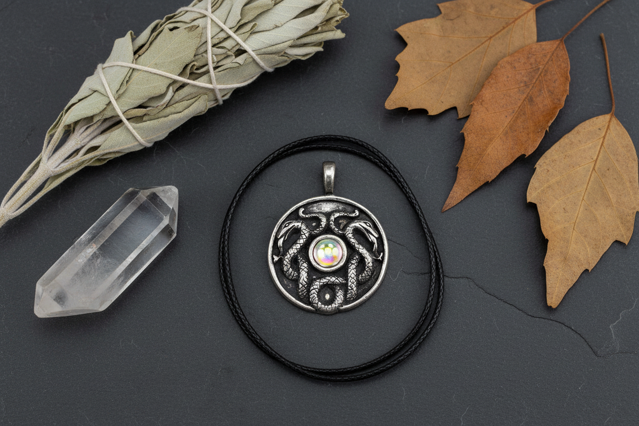 Flat Lay — Nathair Amulet