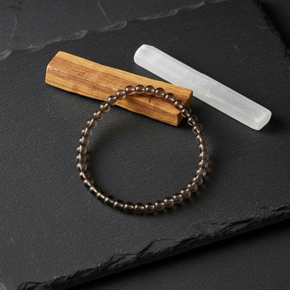 Flat lay on slate