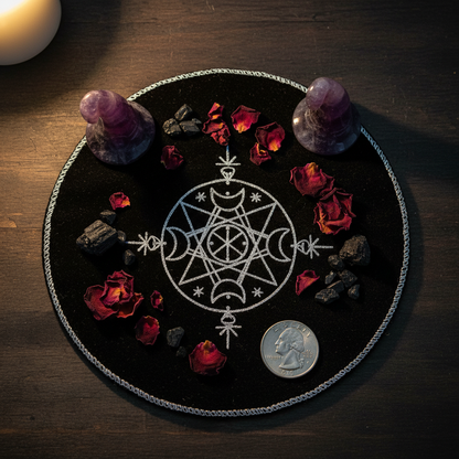 Flat-lay scene