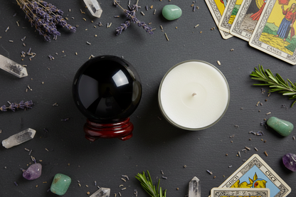 Flat Lay — Votive Scale Reference