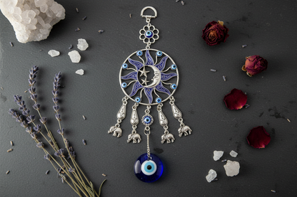 Celestial Evil Eye Wall Hanging, alternate view