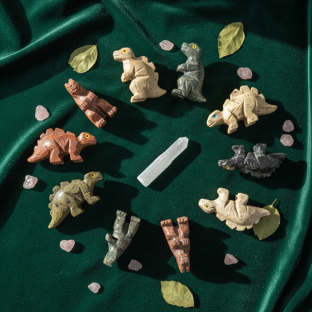 Dolomite Dinosaurs, Set of 12, alternate view