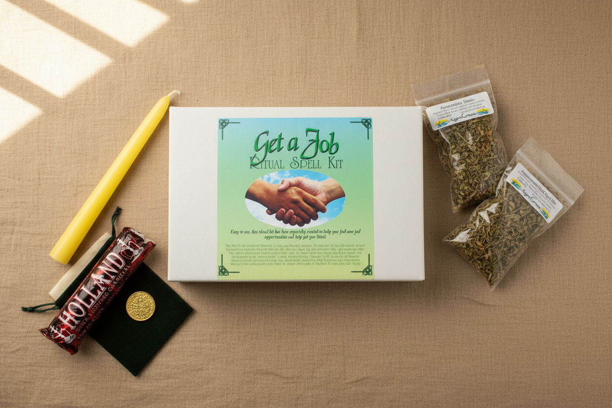 A Job Boxed ritual kit, alternate view