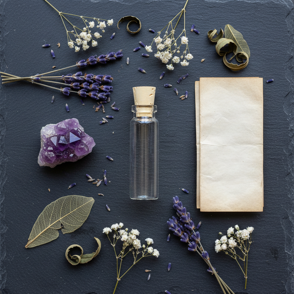 Glass Vial with Cork Top, 2 Dram, detail view