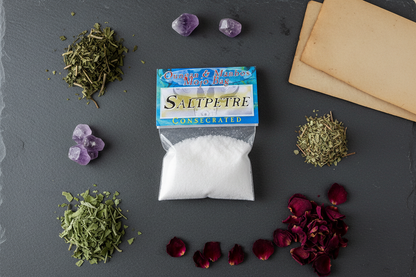 Consecrated Saltpetre Powder (Potassium Nitrate) for Spiritual Use, alternate view