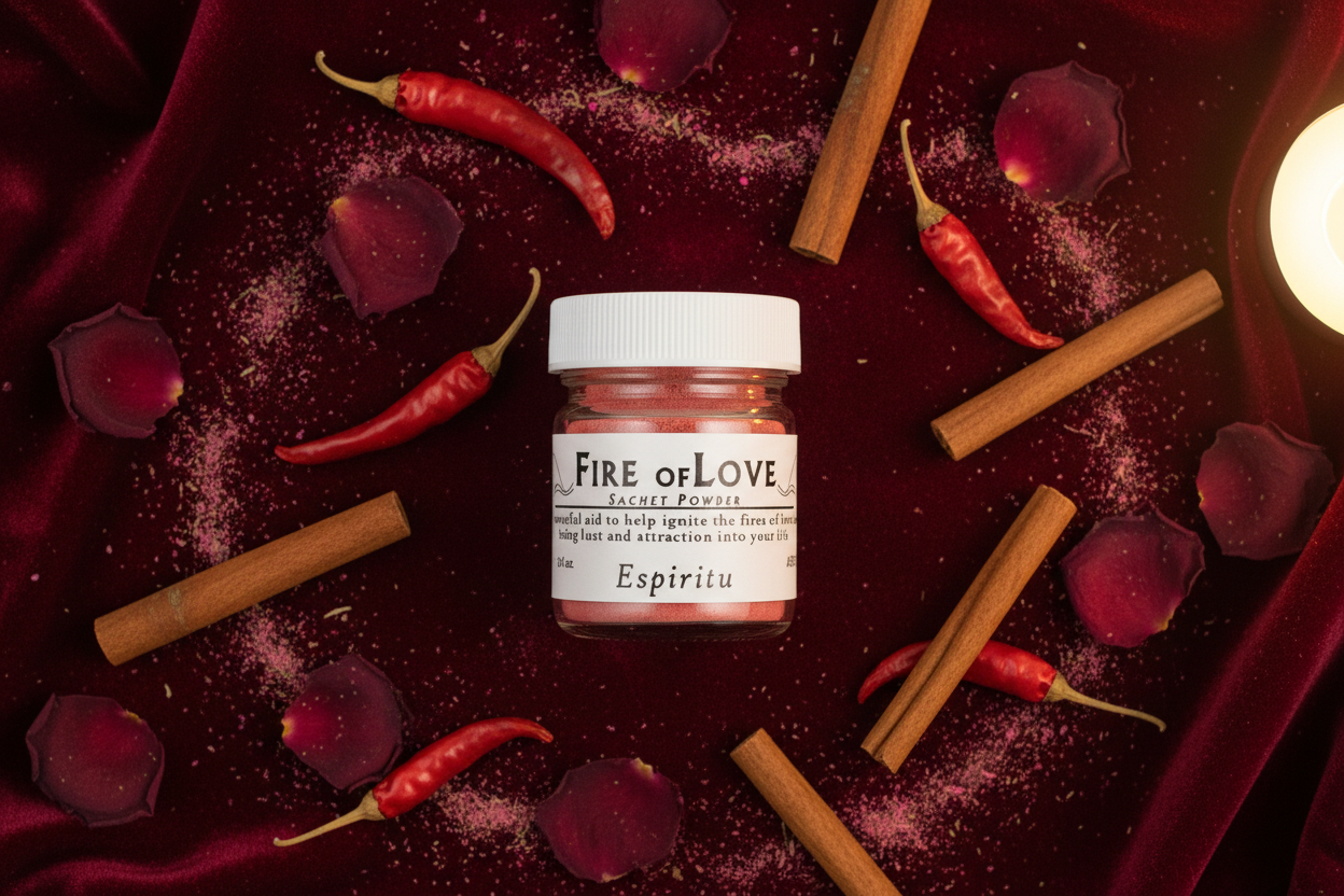 Fire of Love Sachet Powder, 3/4 oz, additional view