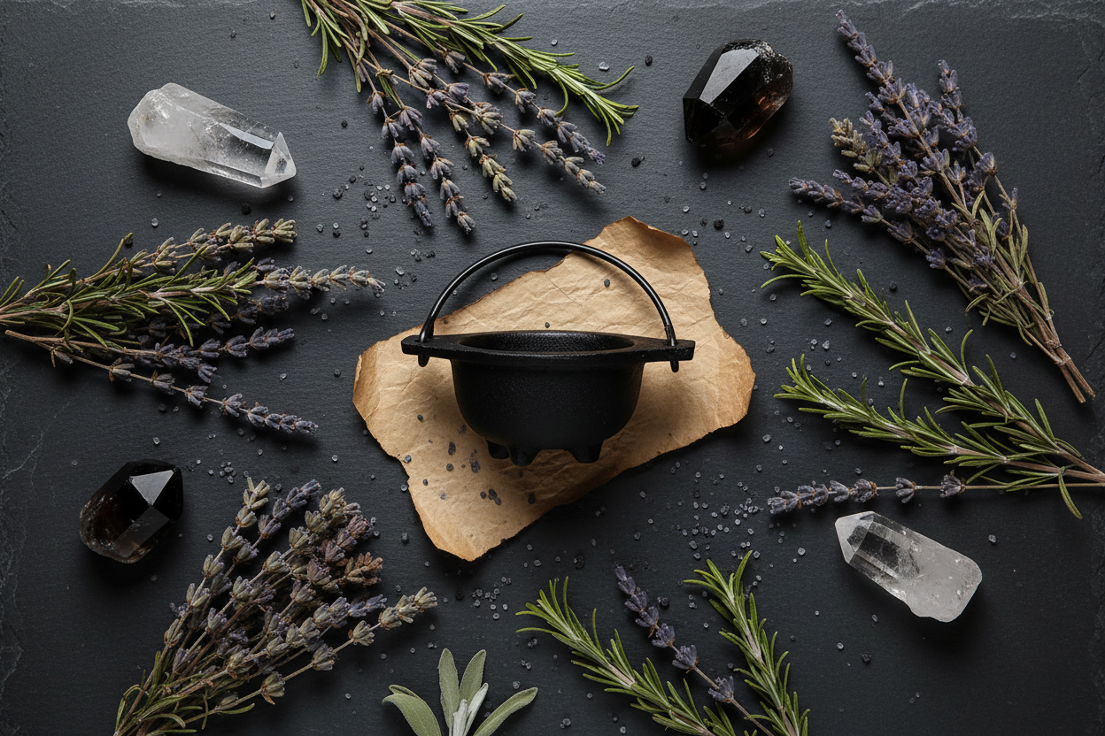 Cast Iron Cauldron, 3 Inch, Rounded Bowl, detail view
