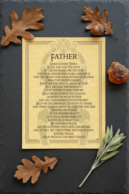 Great Father Spirit Poster, 8.5" x 11", alternate view