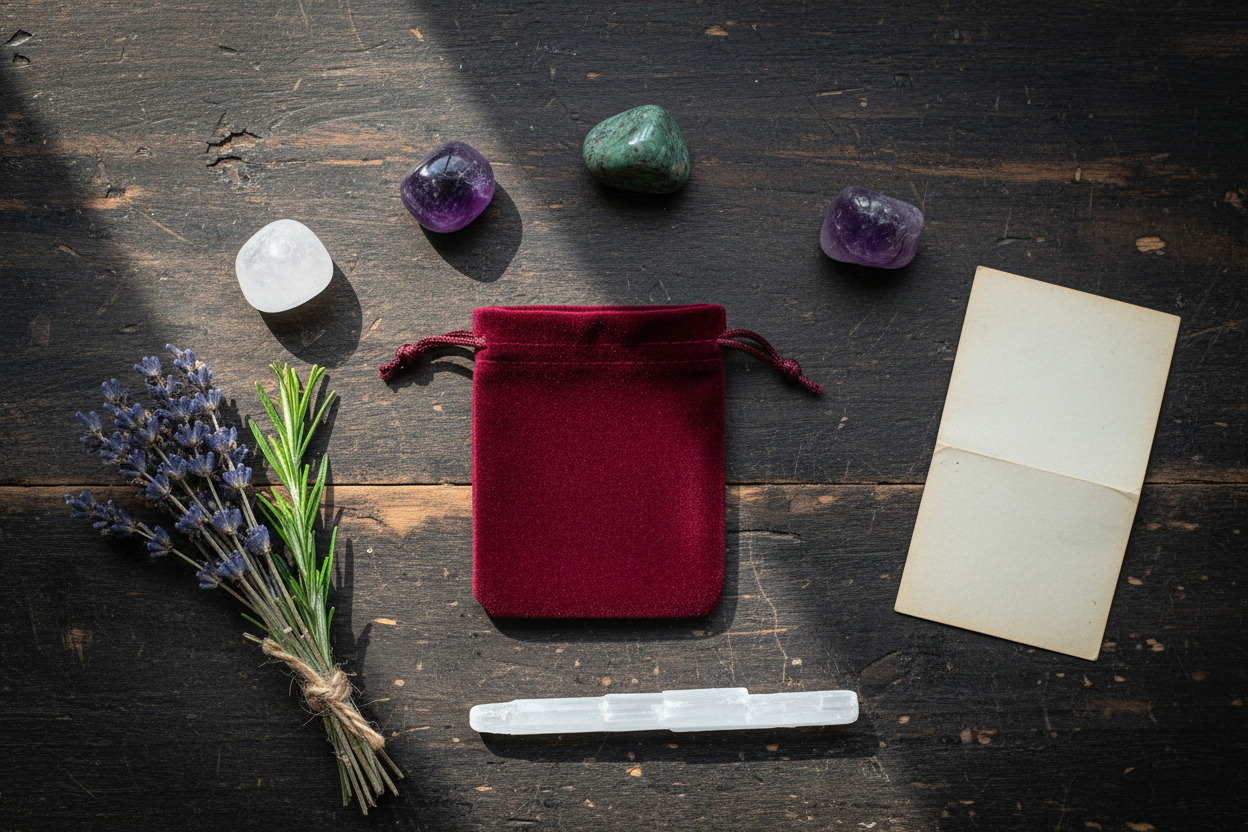 Burgundy Velveteen Bag, 2 x 2.5 Inches, alternate view