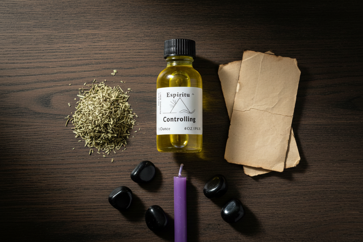 Controlling Oil by Espiritu, 1 oz, detail view
