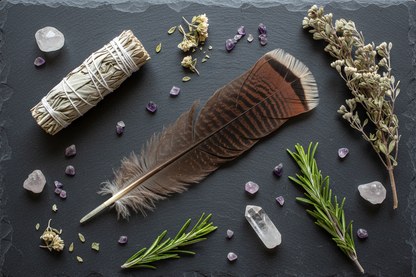 Bronze Pre-Tail Turkey Feather, Single, additional view