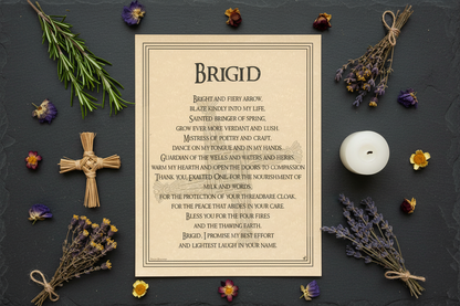 Brigid Poster by AzureGreen, 8.5 x 11 Inches, alternate view