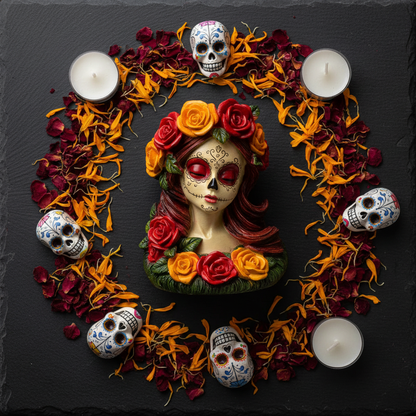 Day of the Dead Holder, 4 Inches, alternate view