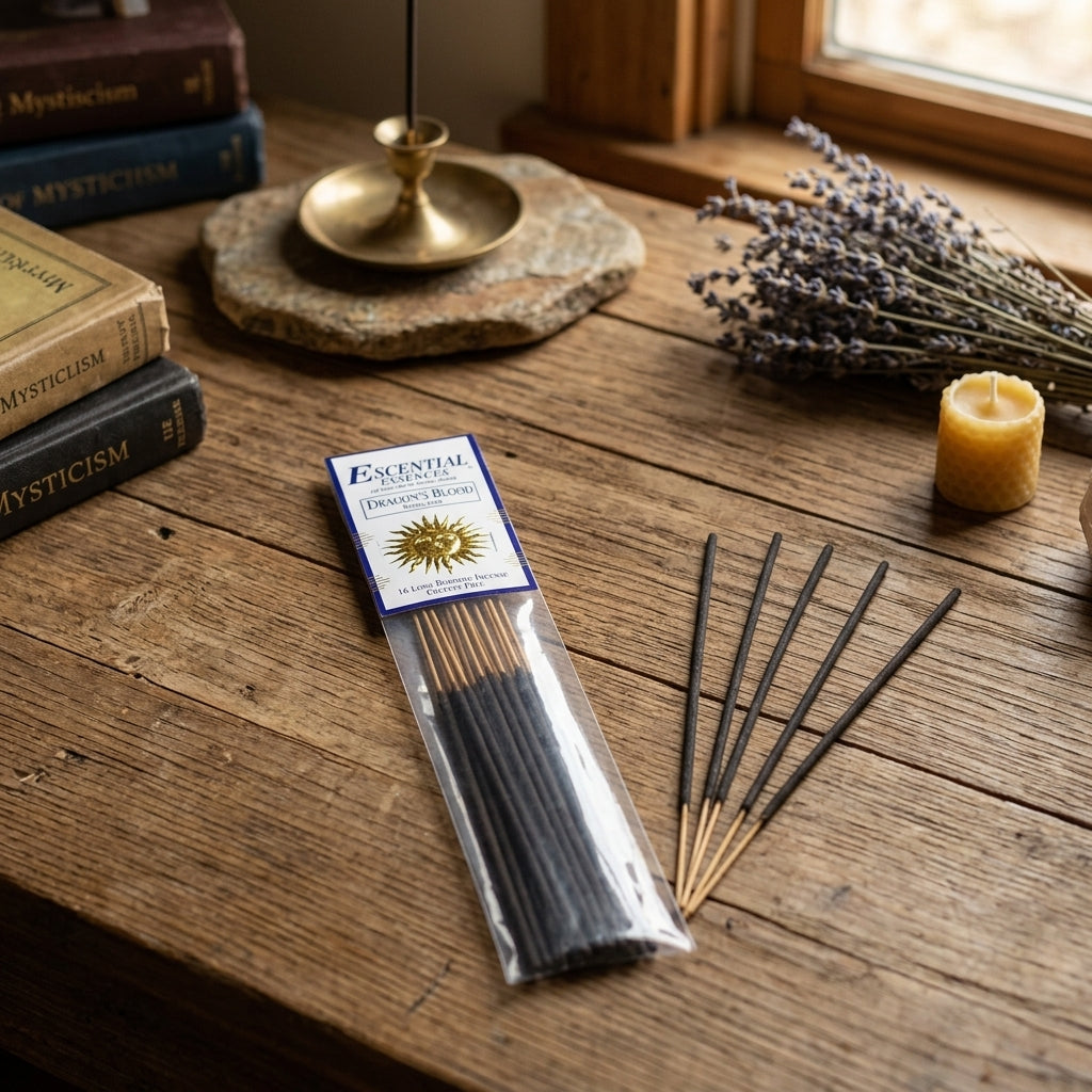 Dragon's Blood Incense Sticks by Escential Essences, 16 Sticks Sticks Sticks Sticks